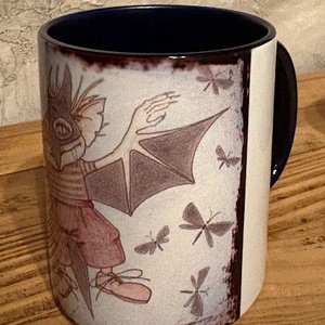 Cană ilustrată cu liliac amuzant - casă & stil de viață - echipamente de bucătărie - accesorii de servire - căni - Artynos.ro