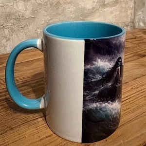 Cană ilustrată cu sirene gotice în mare furtunoasă - casă & stil de viață - echipamente de bucătărie - accesorii de servire - căni - Artynos.ro