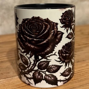 Cana Trandafir negru gotic, Casa & Stil de viata, Echipamente de bucatarie, Accesorii de servire, Cani, Fotografie, grafica, desen, ilustratie, ARTYNOS