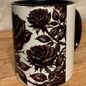Cană Trandafir negru gotic - casă & stil de viață - echipamente de bucătărie - accesorii de servire - căni - Artynos.ro