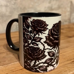 Cană Trandafir negru gotic - casă & stil de viață - echipamente de bucătărie - accesorii de servire - căni - Artynos.ro