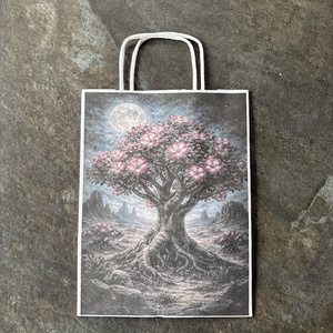 Punguta cadou � trandafir desertic gotic, Accessorii si unelte, Hartie, Hartie decorativa, Fotografie, grafica, desen, ilustratie, ARTYNOS