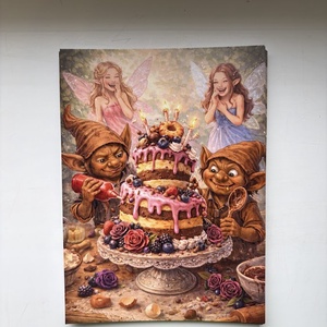 Carte postala � Tortul caraghios al kobolzilor, Casa & Stil de viata, Produse de papetarie, Carti postale, Fotografie, grafica, desen, ilustratie, ARTYNOS