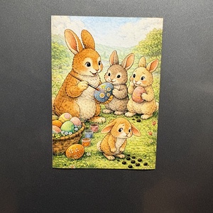 Magnet de frigider amuzant de Paste, Decor de sarbatori, Decoratiuni de Paste, Alte creatii de Paste, Fotografie, grafica, desen, ilustratie, ARTYNOS