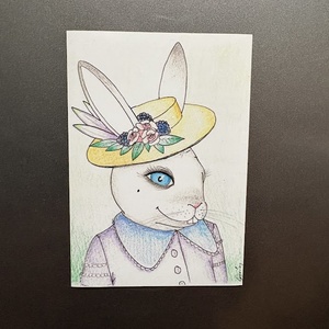 Magnet de frigider cu iepurasa dragalasa de Paste - Artynos.ro