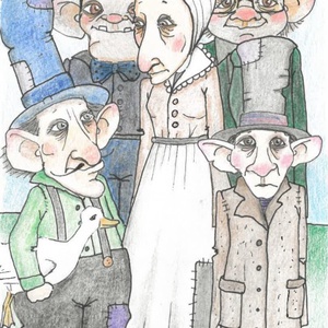 Carte poștală � O companie ciudată - casă & stil de viață - produse de papetărie - cărți poștale - Artynos.ro