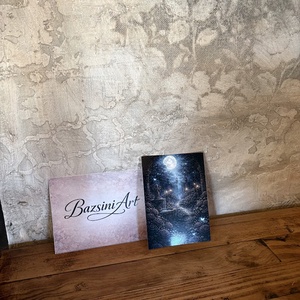 Carte postala � Gradina gotica a trandafirilor sub luna, Casa & Stil de viata, Produse de papetarie, Carti postale, Fotografie, grafica, desen, ilustratie, ARTYNOS