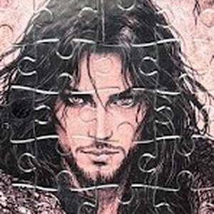 Puzzle magnet pentru frigider � Vrăjitor cu șarpe - casă & stil de viață - echipamente de bucătărie - decor de bucătărie - magneți de frigider - Artynos.ro