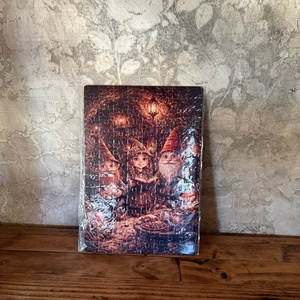 Puzzle magnet pentru frigider � Familia piticilor in casuta lor, Casa & Stil de viata, Echipamente de bucatarie, Decor de bucatarie, Magneti de frigider, Fotografie, grafica, desen, ilustratie, ARTYNOS