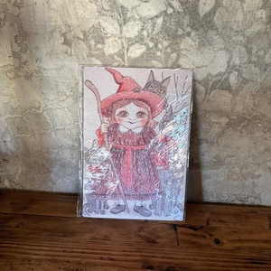 Puzzle magnet pentru frigider � mica vrajitoare, Casa & Stil de viata, Echipamente de bucatarie, Decor de bucatarie, Magneti de frigider, Fotografie, grafica, desen, ilustratie, ARTYNOS
