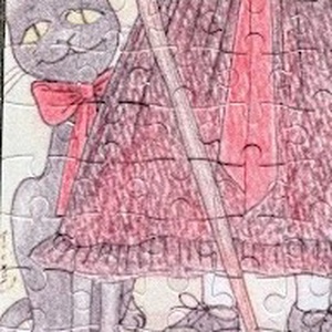 Puzzle magnet pentru frigider � mica vrăjitoare - casă & stil de viață - echipamente de bucătărie - decor de bucătărie - magneți de frigider - Artynos.ro