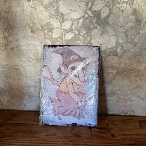 Puzzle magnet pentru frigider � vrajitoare, Casa & Stil de viata, Echipamente de bucatarie, Decor de bucatarie, Magneti de frigider, Fotografie, grafica, desen, ilustratie, ARTYNOS