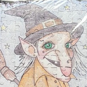 Puzzle magnet pentru frigider � vrăjitoare - casă & stil de viață - echipamente de bucătărie - decor de bucătărie - magneți de frigider - Artynos.ro