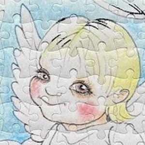 Puzzle magnet pentru frigider � Îngeraș - casă & stil de viață - echipamente de bucătărie - decor de bucătărie - magneți de frigider - Artynos.ro