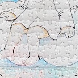 Puzzle magnet pentru frigider � Îngeraș - casă & stil de viață - echipamente de bucătărie - decor de bucătărie - magneți de frigider - Artynos.ro