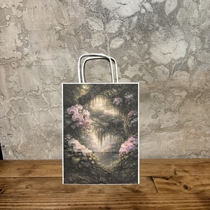 Punguta cadou � orhidee, Accessorii si unelte, Hartie, Hartie decorativa, Fotografie, grafica, desen, ilustratie, ARTYNOS