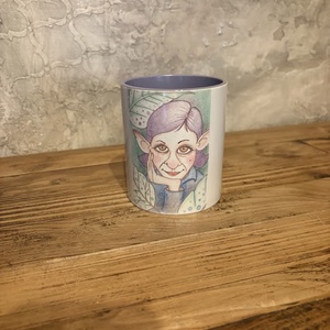 Cana Spiridusa cu par mov, Casa & Stil de viata, Echipamente de bucatarie, Accesorii de servire, Cani, Fotografie, grafica, desen, ilustratie, ARTYNOS