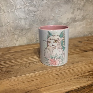 Cana Zana cu aripi verzi, Casa & Stil de viata, Echipamente de bucatarie, Accesorii de servire, Cani, Fotografie, grafica, desen, ilustratie, ARTYNOS