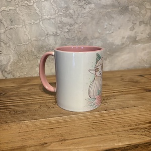 Cană Zână cu aripi verzi - casă & stil de viață - echipamente de bucătărie - accesorii de servire - căni - Artynos.ro