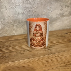 Cana Papusa Matrioska, Casa & Stil de viata, Echipamente de bucatarie, Accesorii de servire, Cani, Fotografie, grafica, desen, ilustratie, ARTYNOS