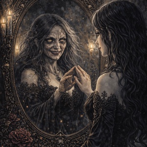 Geantă tote roșie din pânză cu ilustrație vrăjitoare � design fantasy digital - genți și portofele - geantă pentru cumpărături - totebaguri - Artynos.ro