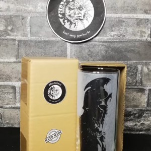 Pahar de sticla cu model de razboinic spartan , , , ARTYNOS