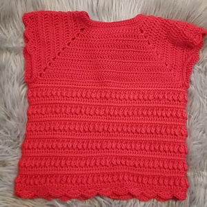 Vestă crosetată  - accesorii de crăciun - cadou tematic de moș crăciun, decorațiuni - cadouri de moș crăciun - Artynos.ro