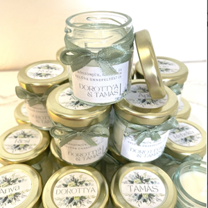 Lumanare din ceara de soia cadou de multumire pentru nunta - 40 ml, Accesorii nunta, Amintiri si cadouri de nunta, Cadouri de bun venit nunta, , ARTYNOS
