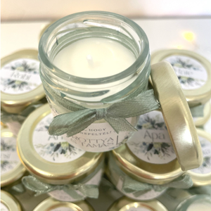 Lumânare din ceară de soia cadou de mulțumire pentru nuntă - 40 ml - accesorii nuntă - amintiri și cadouri de nuntă - cadouri de bun venit nuntă - Artynos.ro