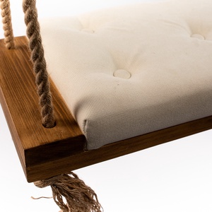 Leagăn natur cu tapițerie alb pentru adulți - casă & stil de viață - accesorii pentru casă și grădină - mobilier și bănci de grădină  - Artynos.ro