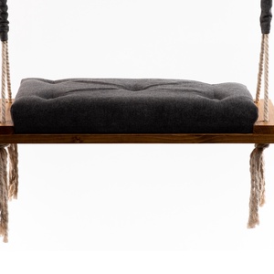 Leagăn natur cu tapițerie gri pentru adulți, Casă & Stil de viață, Accesorii pentru casă și grădină, Mobilier și bănci de grădină , Prelucrarea lemnului, Obiecte pictate, ARTYNOS