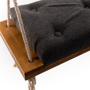 Leagăn natur cu tapițerie gri pentru adulți - casă & stil de viață - accesorii pentru casă și grădină - mobilier și bănci de grădină  - Artynos.ro