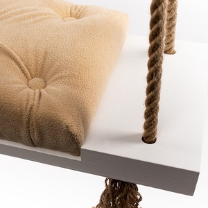 Leagăn extra large, alb cu tapițerie bej pentru adulți - casă & stil de viață - accesorii pentru casă și grădină - mobilier și bănci de grădină  - Artynos.ro
