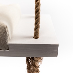 Leagăn extra large, alb cu tapițerie alb pentru adulți - casă & stil de viață - accesorii pentru casă și grădină - mobilier și bănci de grădină  - Artynos.ro