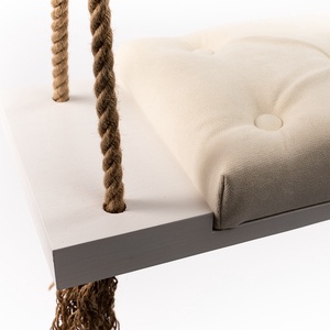 Leagăn extra large, alb cu tapițerie alb pentru adulți - casă & stil de viață - accesorii pentru casă și grădină - mobilier și bănci de grădină  - Artynos.ro