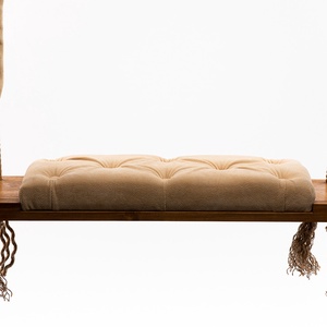 Leagăn extra large, natur cu tapițerie bej pentru adulți - casă & stil de viață - accesorii pentru casă și grădină - mobilier și bănci de grădină  - Artynos.ro