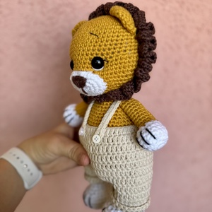 Horgolt oroszlán - jucării și echipamente pentru copii - plușuri - figurine de pluș - Artynos.ro