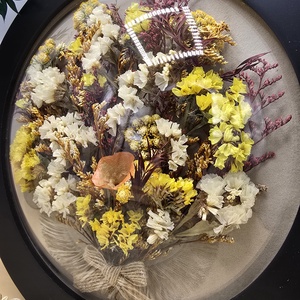 Tablou rotund cu flori naturale conservate, Casa & Stil de viata, Accesorii pentru decorat casa, Decoratiuni de pereti, decoratiuni suspendate, Tablou cu licheni, , ARTYNOS