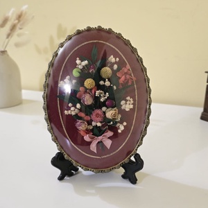 Tablou oval cu flori criogenate/conservate, Casa & Stil de viata, Decoratiuni de casa, Accesorii florale, Buchete de flori, Aranjament de flori, ARTYNOS
