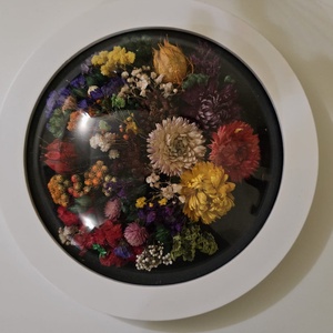 Tablou realizat manual cu flori naturale criogenate - casă & stil de viață - decorațiuni de casă - decorațiuni de pereți - decorațiuni cu licheni - Artynos.ro