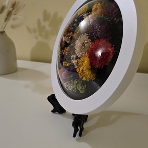 Tablou realizat manual cu flori naturale criogenate - casă & stil de viață - decorațiuni de casă - decorațiuni de pereți - decorațiuni cu licheni - Artynos.ro
