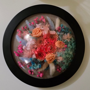 Tablou cu flori naturale conservate - casă & stil de viață - decorațiuni de casă - accesorii florale - buchete de flori - Artynos.ro