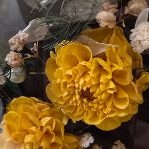 Tablou oval cu flori naturale conservate � eleganță în detalii - casă & stil de viață - decorațiuni de casă - accesorii florale - buchete de flori - Artynos.ro