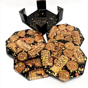 set coastere- suport de pahare - casă & stil de viață - accesorii pentru echipamente de bucătărie - accesorii de servire - suporturi pahare - Artynos.ro