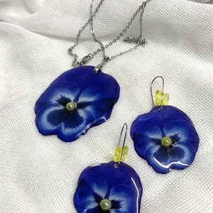 Set bijuterii handmade unicat din rasina - Artynos.ro