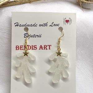 Cercei handmade - mireasa -ocazii speciale  - accesorii nuntă - bijuterii mireasă - cercei mireasă - Artynos.ro