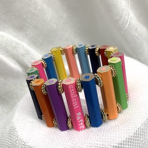 Set bijuterii handmade din creioane colorate - Artynos.ro