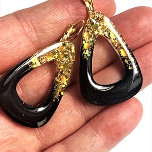 Cercei handmade din rasina  pentru nunti , ocazii speciale  - bijuterii - cercei - cercei drop - Artynos.ro