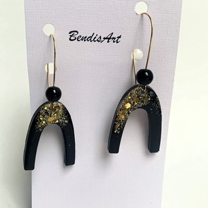 Cercei handmade din rasina pentru nunti , ocazii speciale - bijuterii - cercei - cercei drop - Artynos.ro