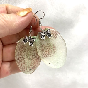 Set bijuterii handmade unicat din rasina si orhidee naturale - accesorii nuntă - bijuterii mireasă - set bijuterii de mireasă - Artynos.ro